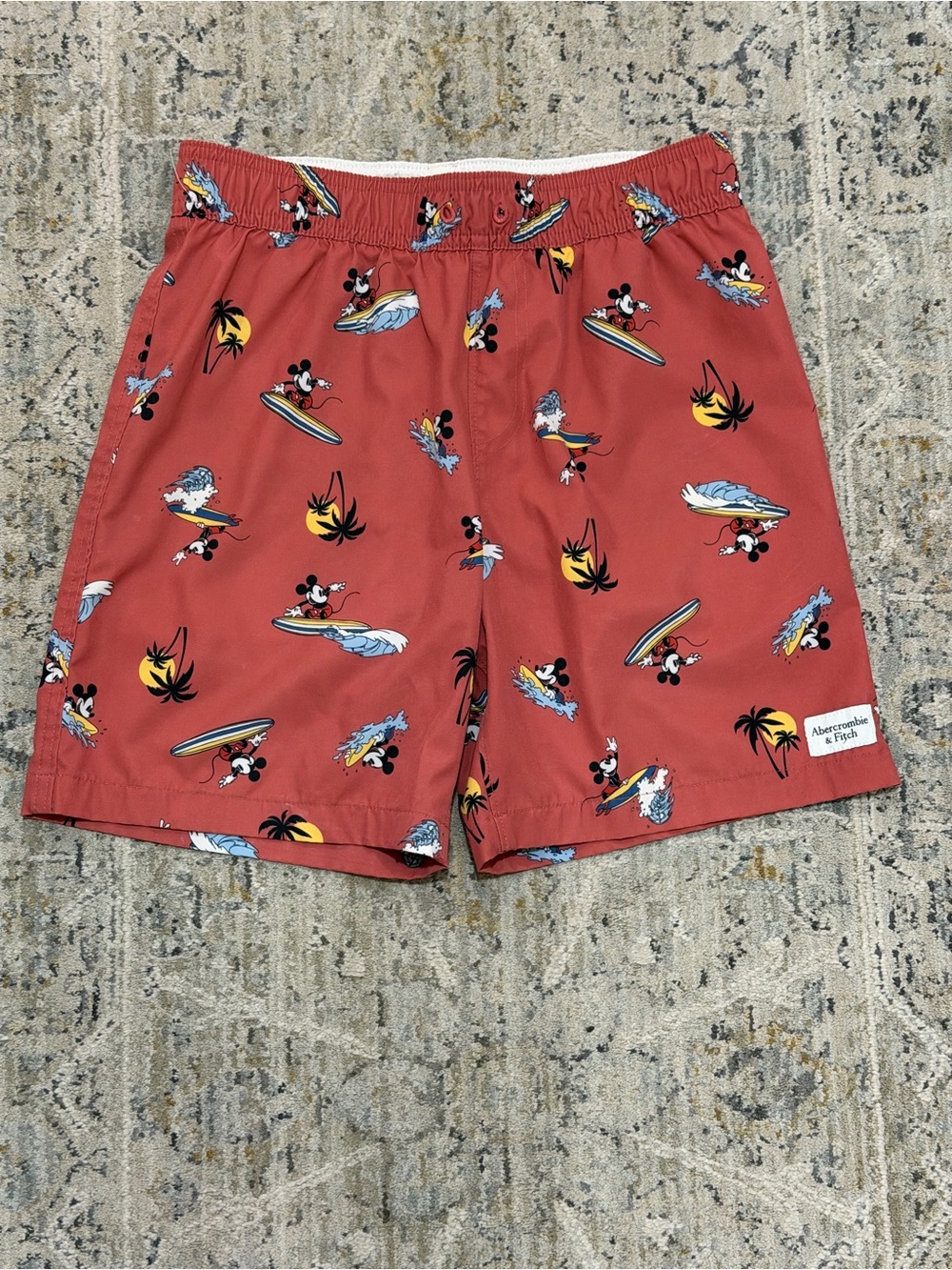 Boys Abercrombie & Fitch Kids Mickey swim trunks size 11/12